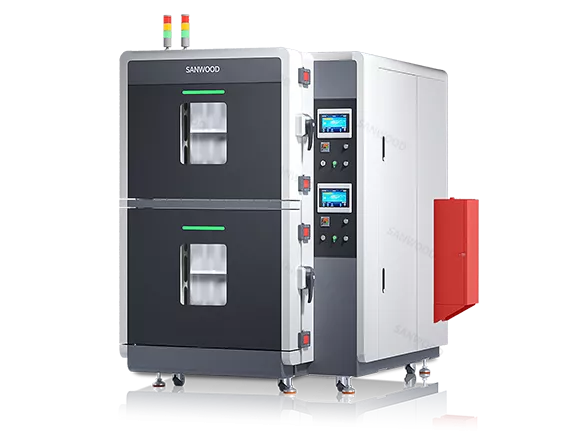 Double-layer Battery Test Chamber