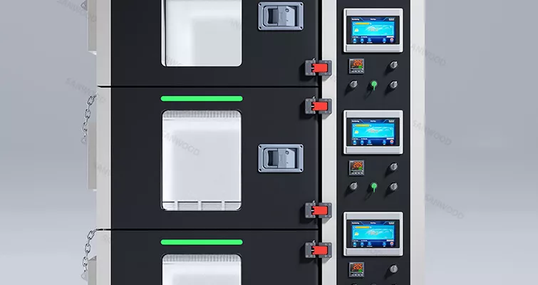 Three-layer Battery Test Chamber
