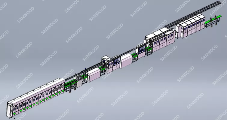 AI Server power supply fully automation line