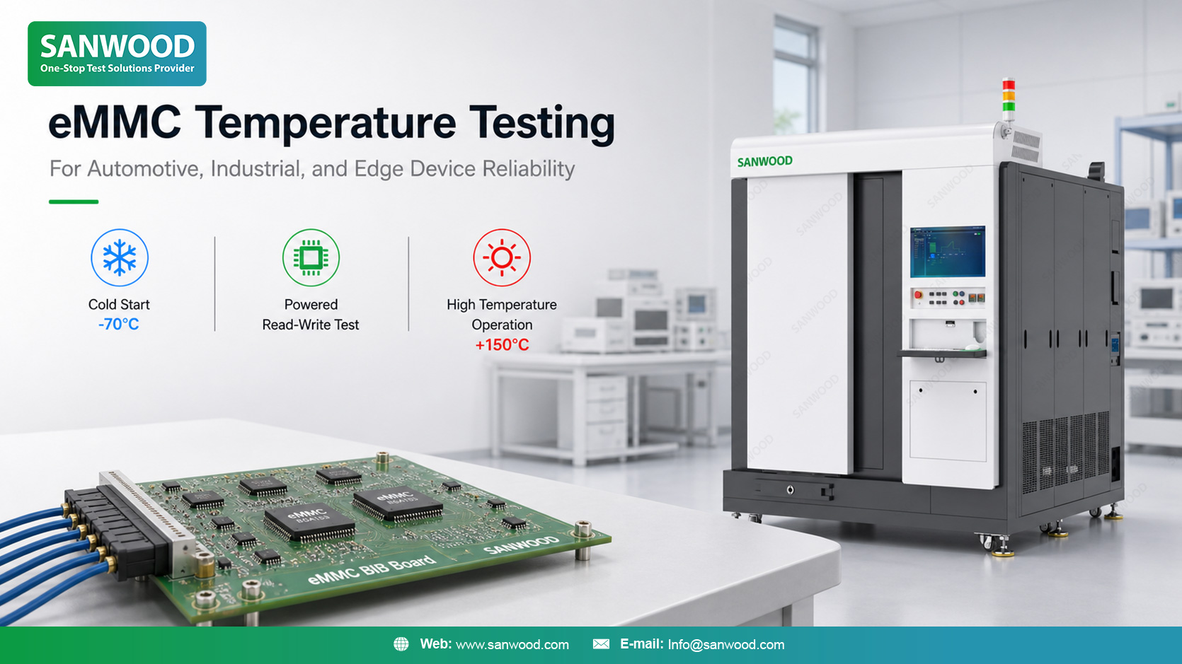 eMMC Temperature Testing for Automotive, Industrial and Edge Device Reliability